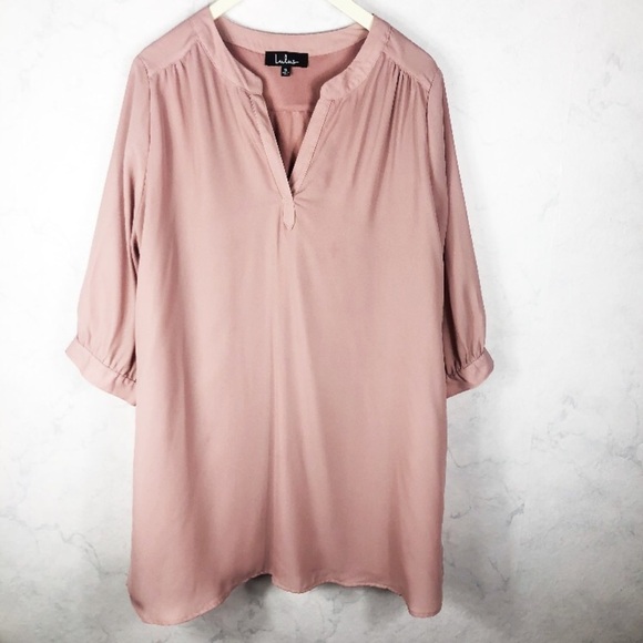[Lulu's] Classic Mauve Shift Dress - Picture 4 of 8